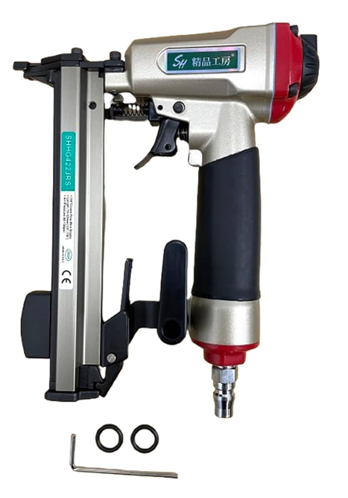 Amazon | 精品工房 エアタッカー SHHG422JRS J線4mm ステープル